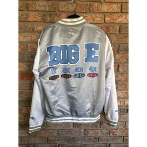 NWT Chalk Line Big E Langston WWE Satin‎ Varsity Bomber Jacket The New Day Sz M